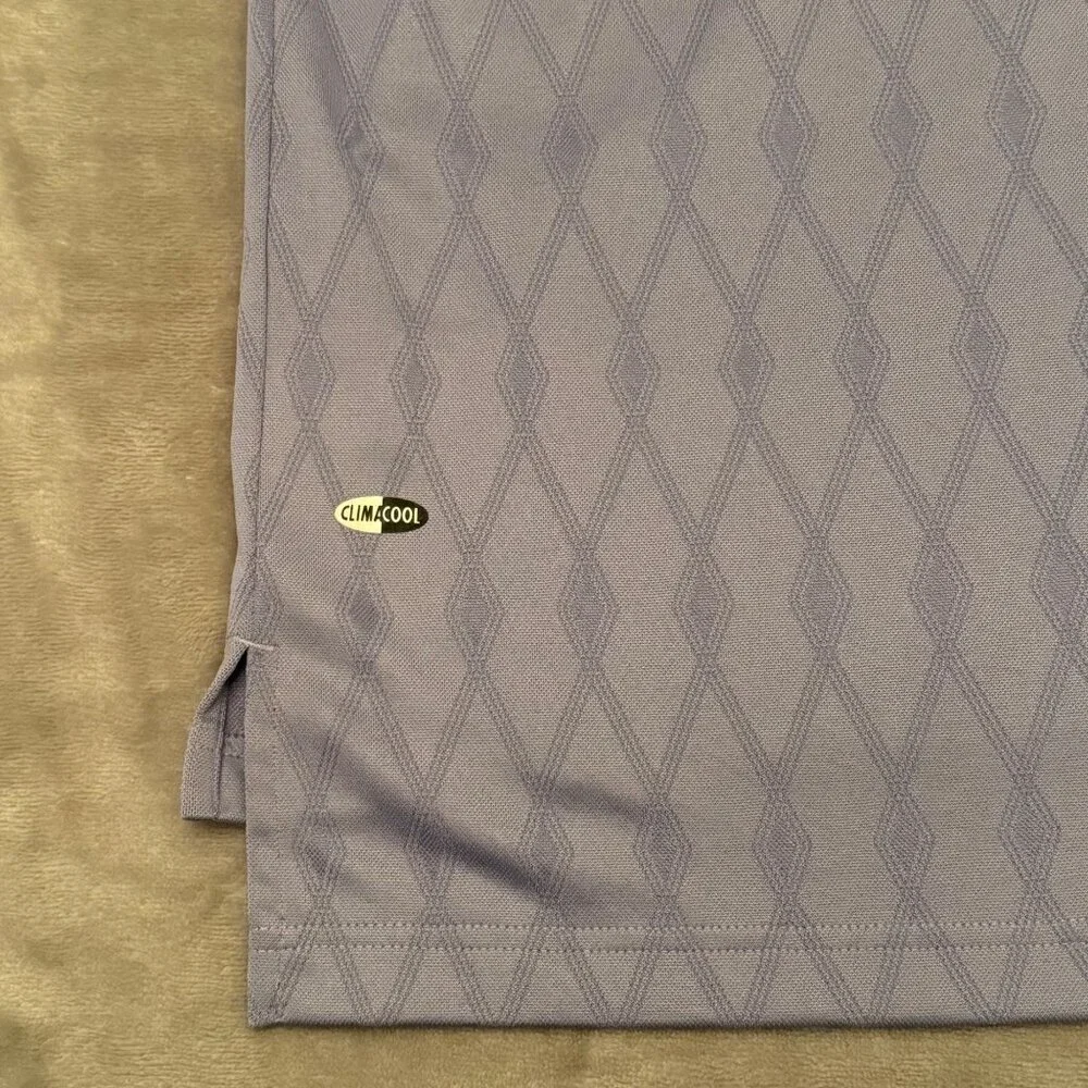 Adidas ClimaCool Mens Size M Ginn Sur Mer Classic Light Purple‎ Golf Polo